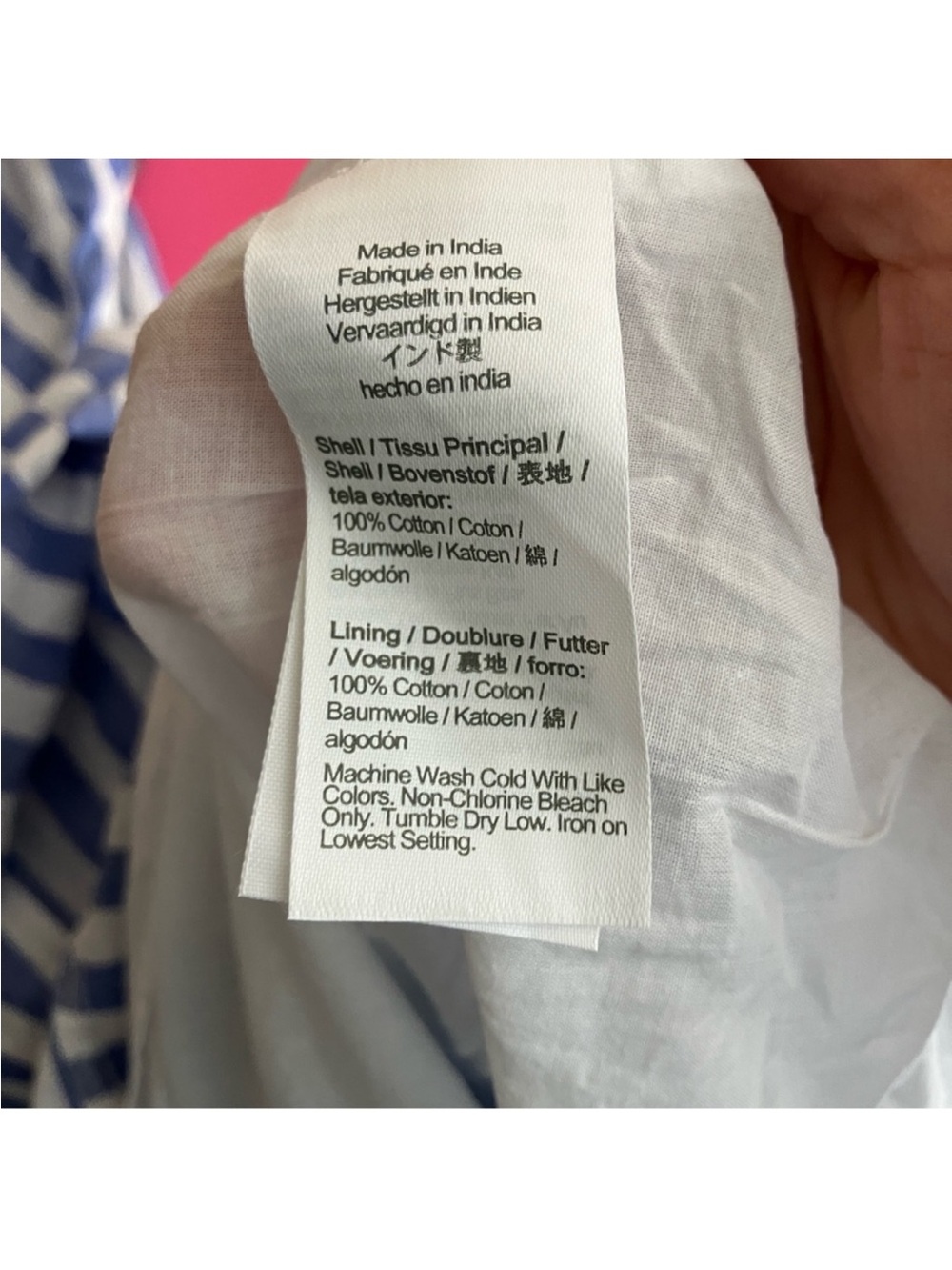 J.Crew Factory Summer MIDI Dress Sz 8 Blue White Stripes EUC - Picture 8 of 8